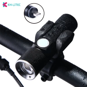 Фонарь велосипедный KHLITEC, Ультраяркий, растягисветодиодный ющийся зум, CREE Q5, 200 м