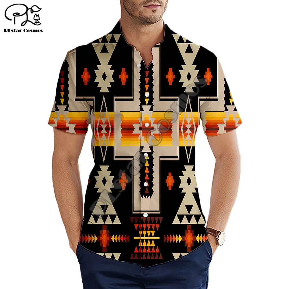 

Fashion Hawaiian beach summer Fashion Short sleeve totem Printed 3d Mens Shirt Harajuku Tee hip hop shirts dropshipping style-2