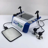 china tecar physiotherapy machine double frequency cet ret pain management equipment