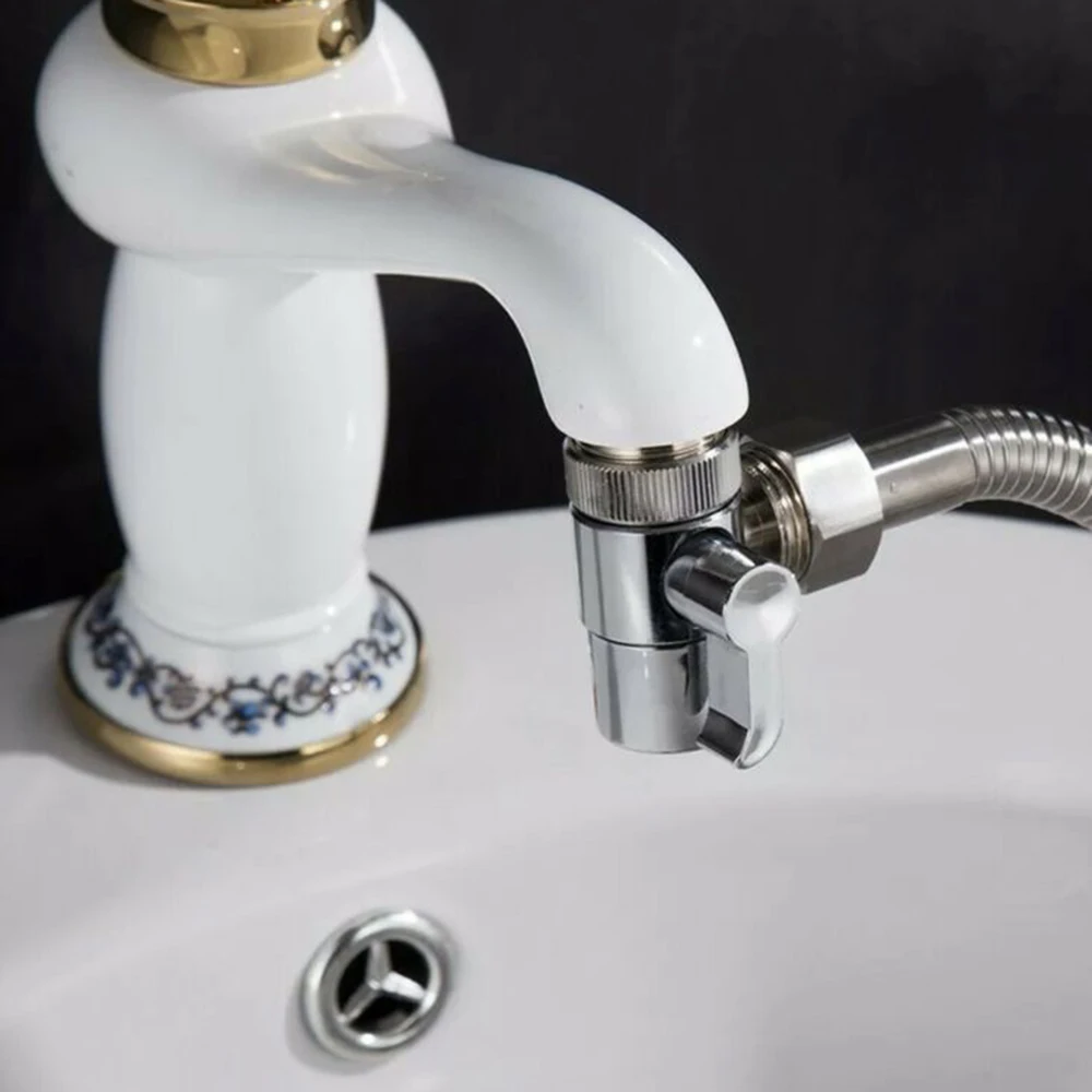 

3 PCS/set 1/4-turn Valve Operation Toilet Bathroom Brass Sink Valve Diverter Faucet Splitter Hose Adapter M22 X M24