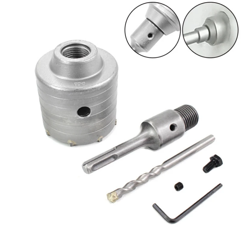 Новинка 1 Набор Sds Plus 68 мм электрическая пила с отверстиями для бетонов пустотелое