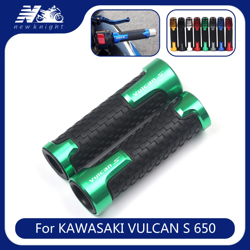 

For KAWASAKI VULCAN S 650 VULCANS 650 VN650 Motorcycle 7/8'' 22MM CNC Handlebar Grips End Motorbike Handle Bar Accessories