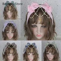 japanese soft girl lolita hair band lace sweet everyday versatile kc headdress