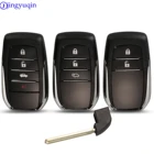 Jingyuqin 234 B пульт дистанционного управления Корпус для Toyota Fortuner Prado Camry Rav4 Highlander умная Корона без кнопок корпус