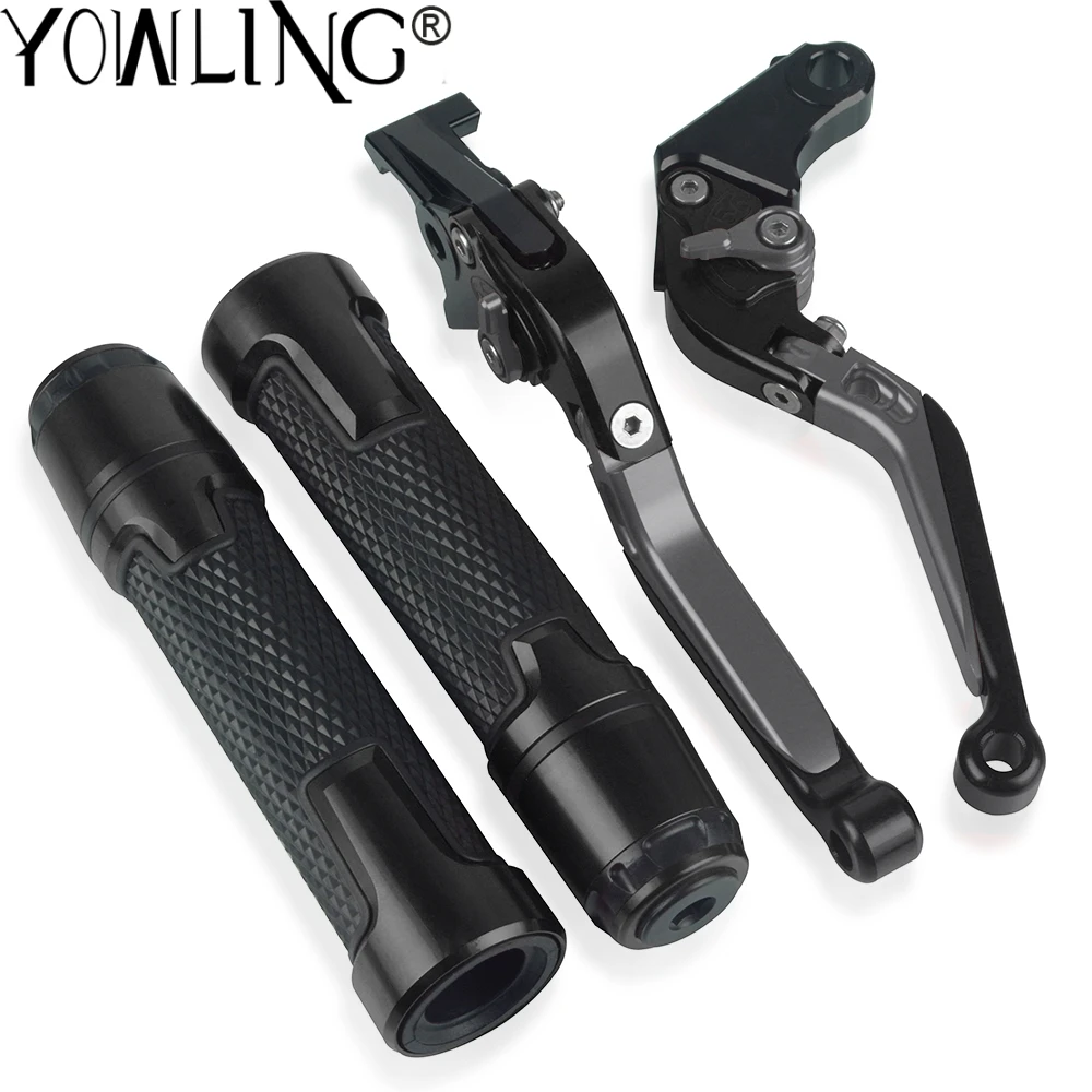 For 200 2012 2013 2014 2015 2016 2017 Motorcycle Accessories Extendable Brake Clutch Levers Handlebar Hand Grips ends | Автомобили и