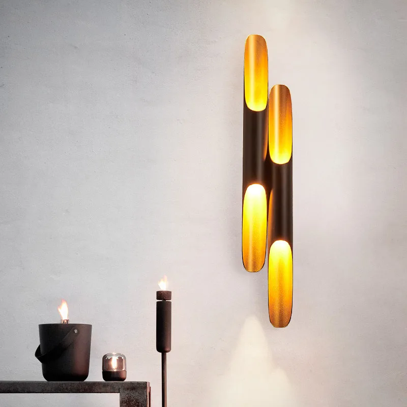 

Post-modern luxury living room TV wall wall lamp study corridor designer individual creative bedroom lamp bedside wall lamp
