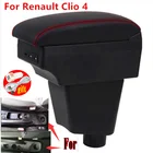 Подлокотник для Renault Clio 4 Captur, подлокотник для Renault Captur, коробка для хранения аксессуаров с подстаканником и пепельницей с USB 2015