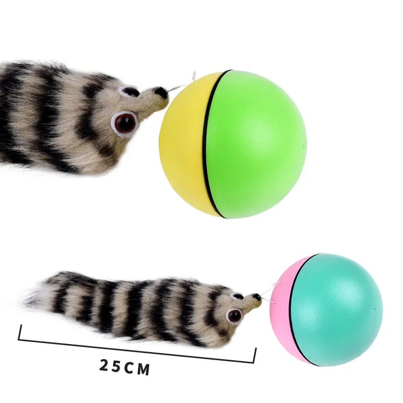 Мяч с Бобром игрушечного электрического бобра игрушка Горностай Роллинг
