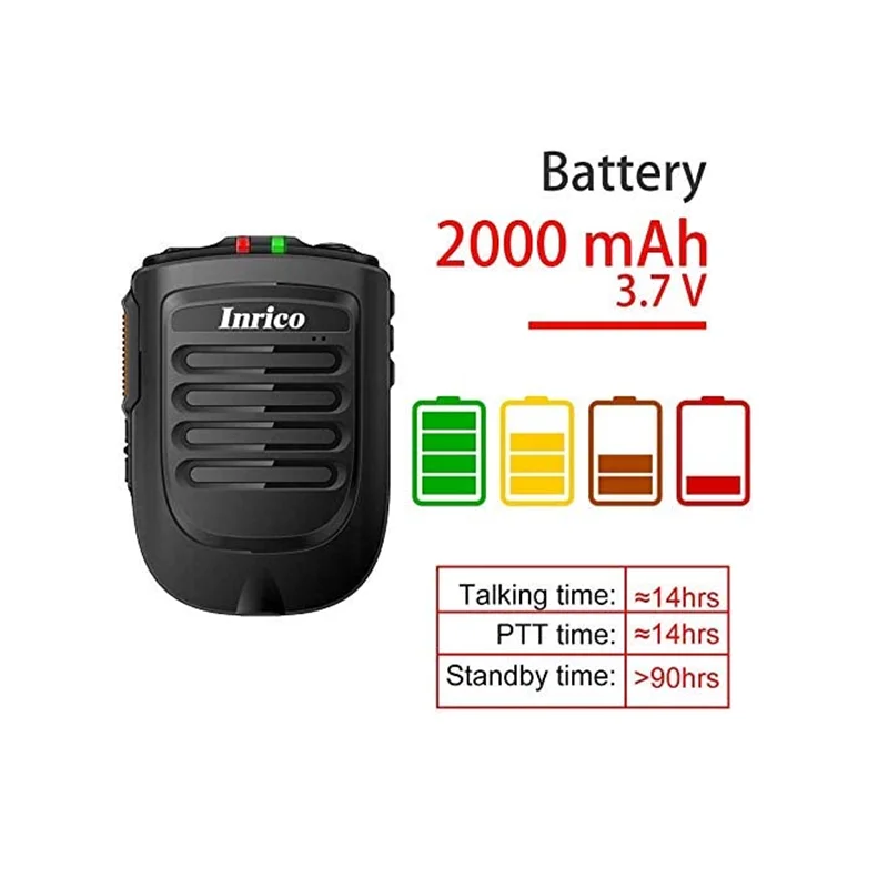 Camoro Zello Mini Speakers B01 Wireless Microphone PTT Android Walkie Talkie Microphones Portable Bluetooth Speaker