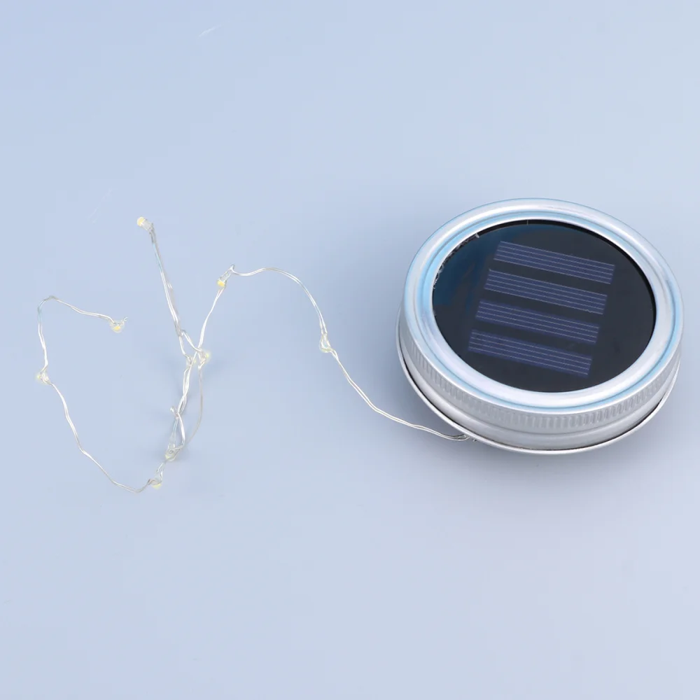 

1pc Light Strip Solar Power LED Garden Light String Decoration Use Lights Cover Lights (Warm White, 10 LED/Light Cover)