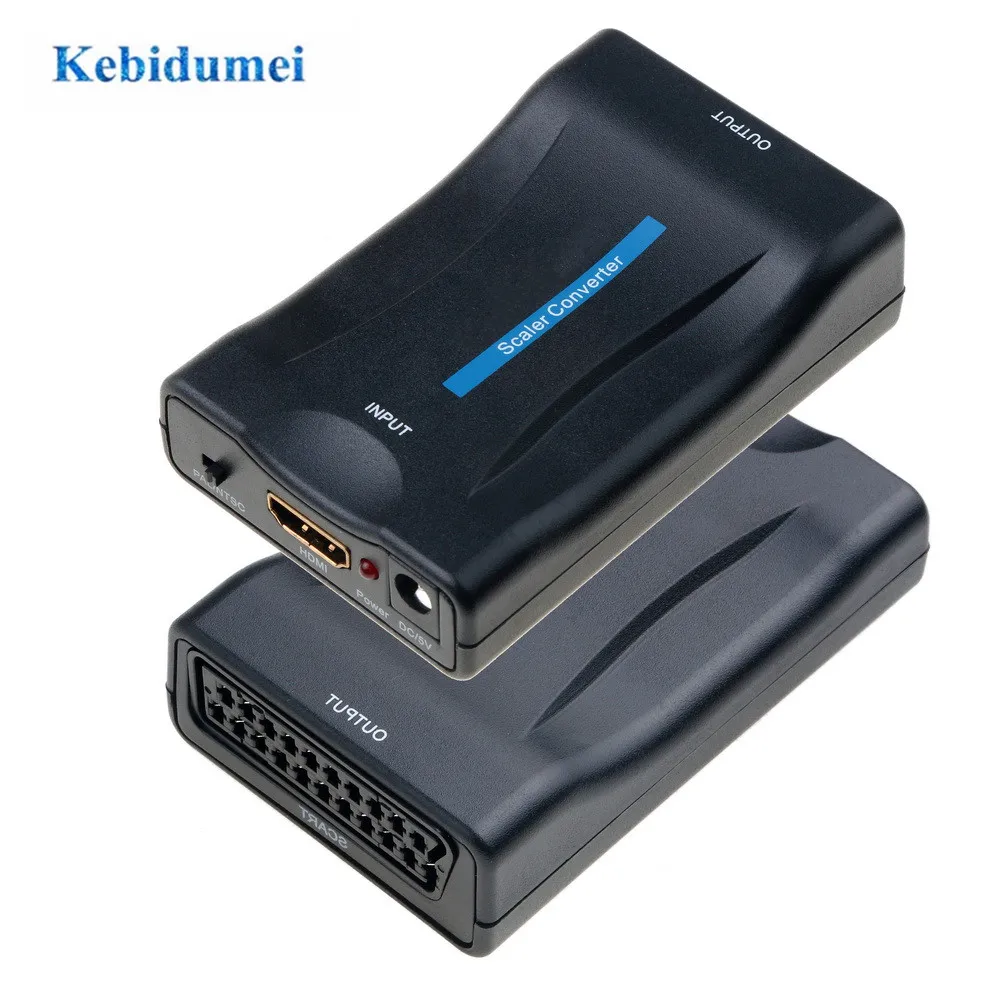 1080P HDMI совместимый для SCART Видео Аудио высококлассный преобразователь AV сигнала