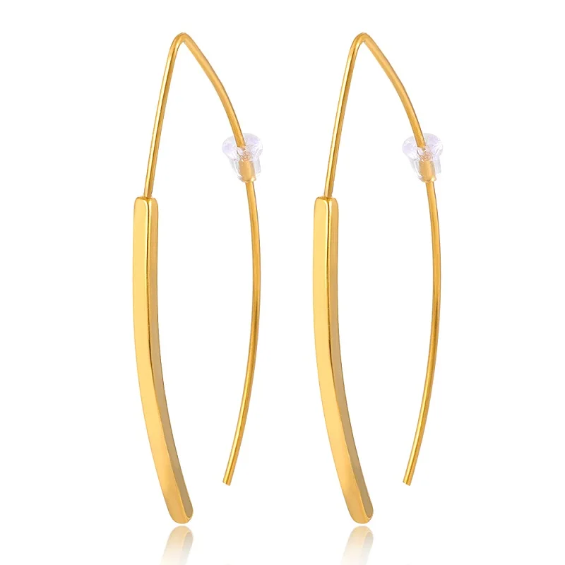 Длинные серьги-кольца MSX в стиле панк модные богемные простые женские серьги