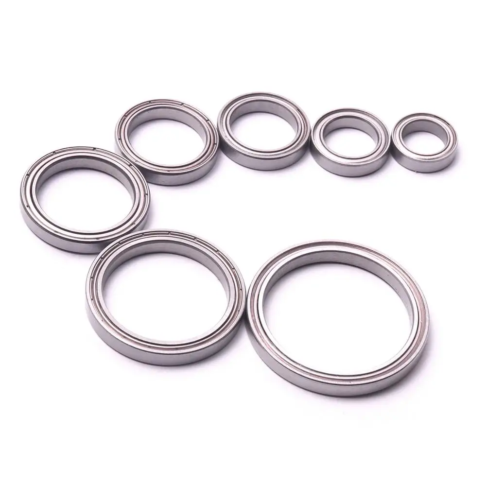 7 шт./компл. радиальные подшипники супер тонкие стеновые шарикоподшипники