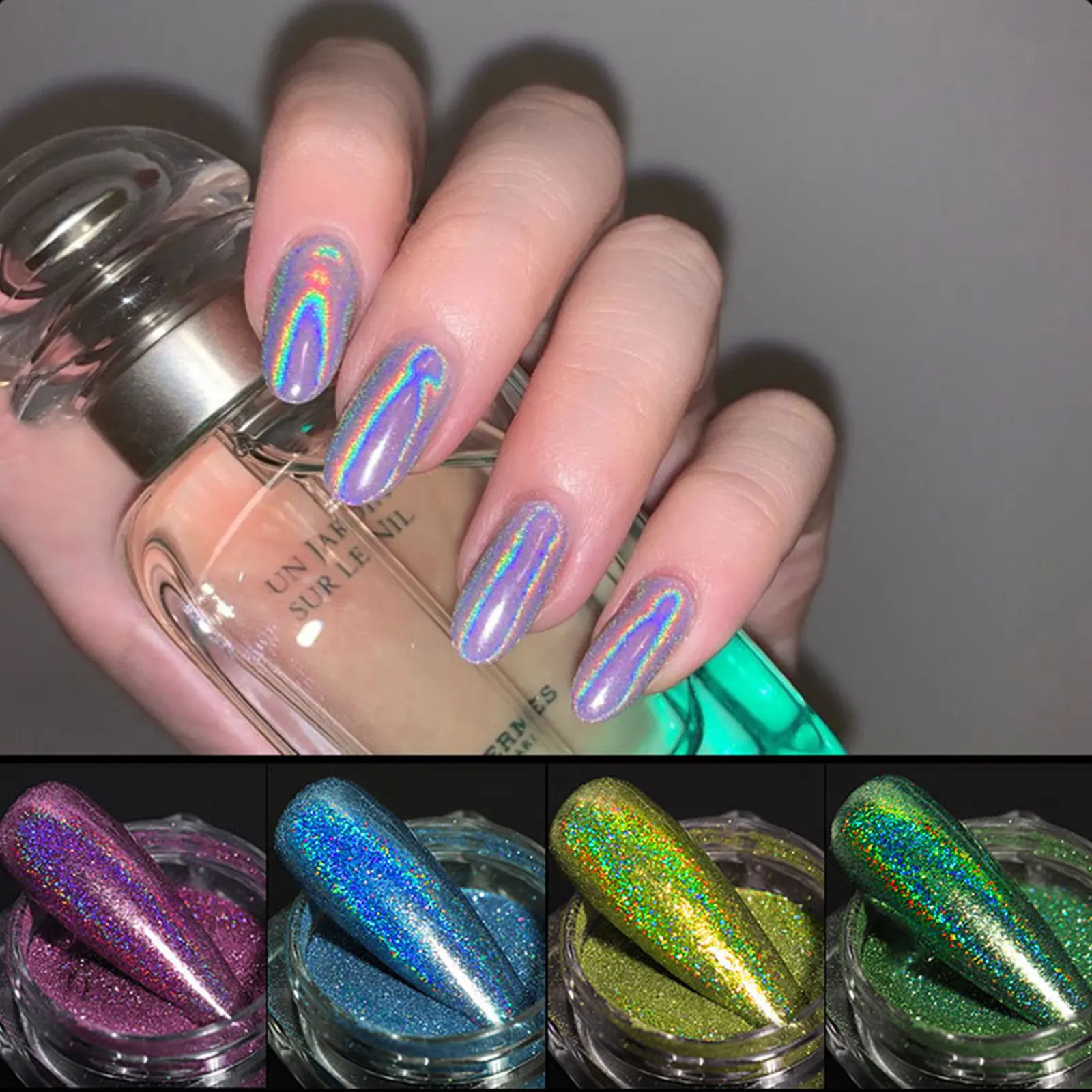 

Nail Glitter Powder Set Sequin Mixed Mirror Powder Polishing Makeup Manicure Shining Paillette Nail Art Decorations Nail Powder