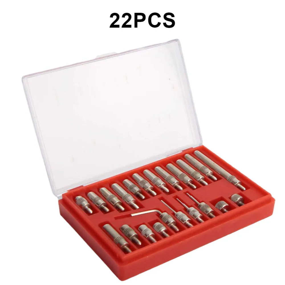 22Pcs Dial Indicator Point Set Of Indicator Probe Dial Indicator Accessory Set 9.2*6*1.5cm Standard Thread Measuring Tools