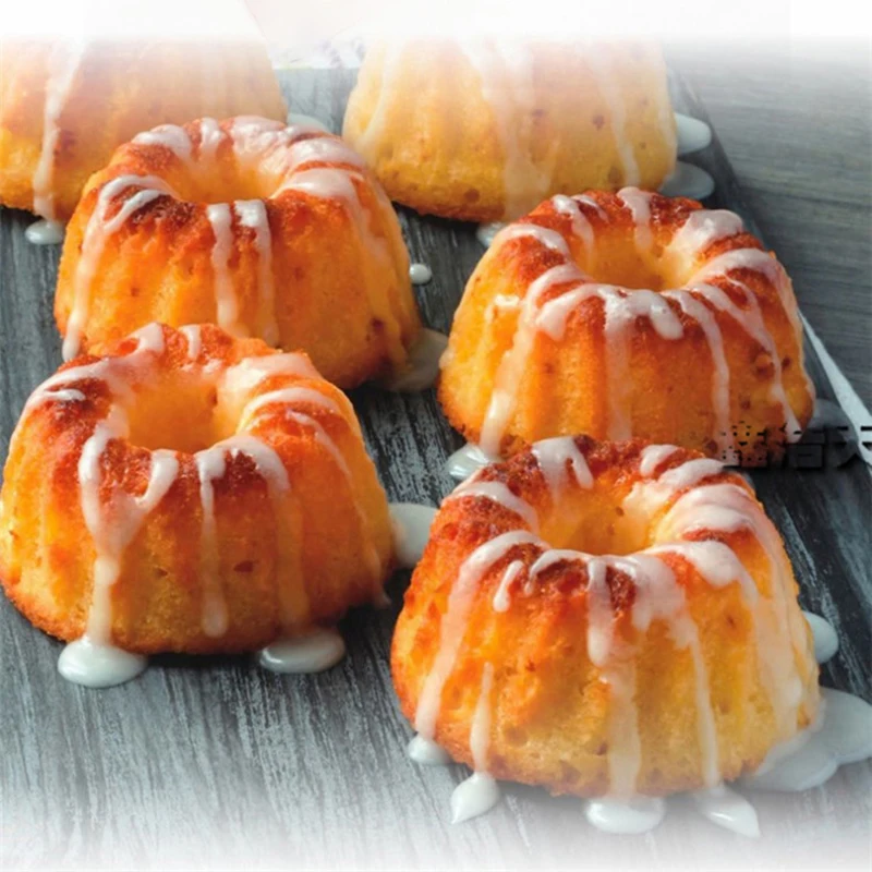 20-полостная мини-Причудливая силиконовая форма для торта гамарин набор пудинга