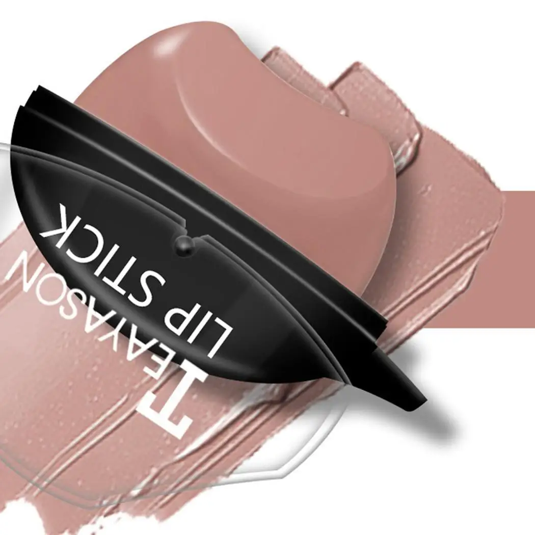 Портативная матовая Форма губ губная помада Водонепроницаемая длинная с