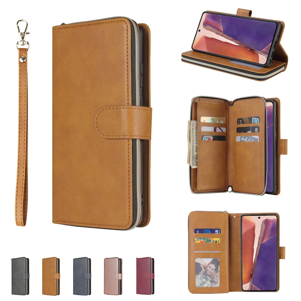 Чехол на молнии из искусственной кожи с подкладкой ТПУ для Apple iPhone X Xs Xr XsMax