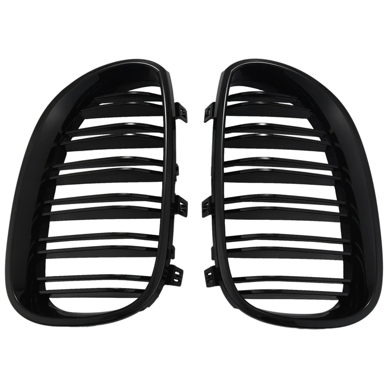 

Gloss Black Car Front Kidney Grille Grill for BMW 5 Series E60 E61 M5 520I 535I 550I 2003-2010 Sedan