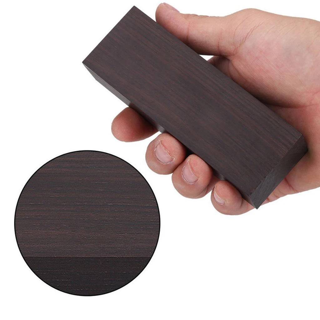 Африканский эбонитовый нож ручка блок Ремесло Хобби Blackwood DIY инструмент деревянная ручка