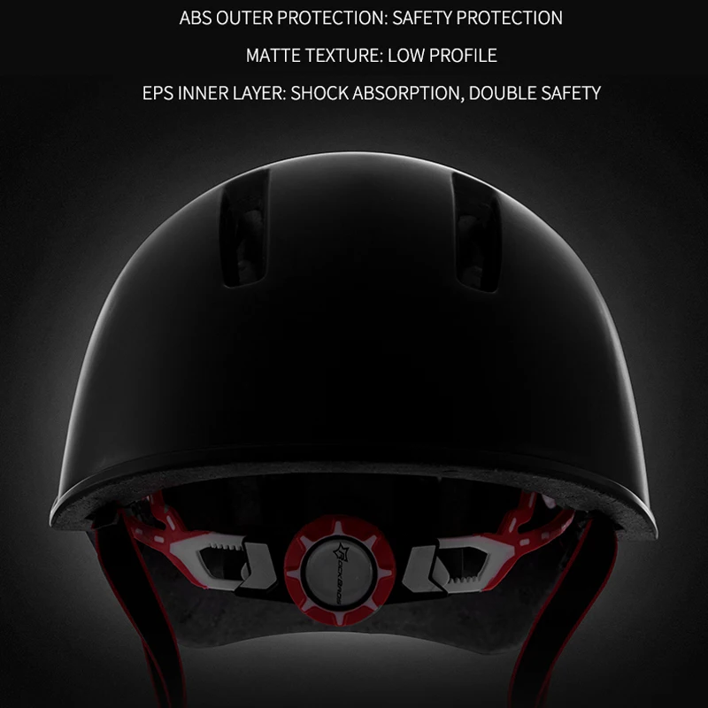 Шлем велосипедный ROCKBROS легкий унисекс Модный шлем для отдыха со встроенной