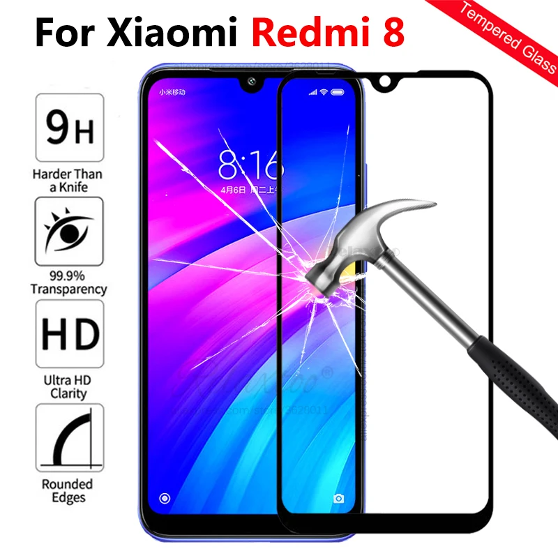 Защитное стекло закаленное для Xiaomi redmi 8|Защитные стёкла и плёнки телефонов| |