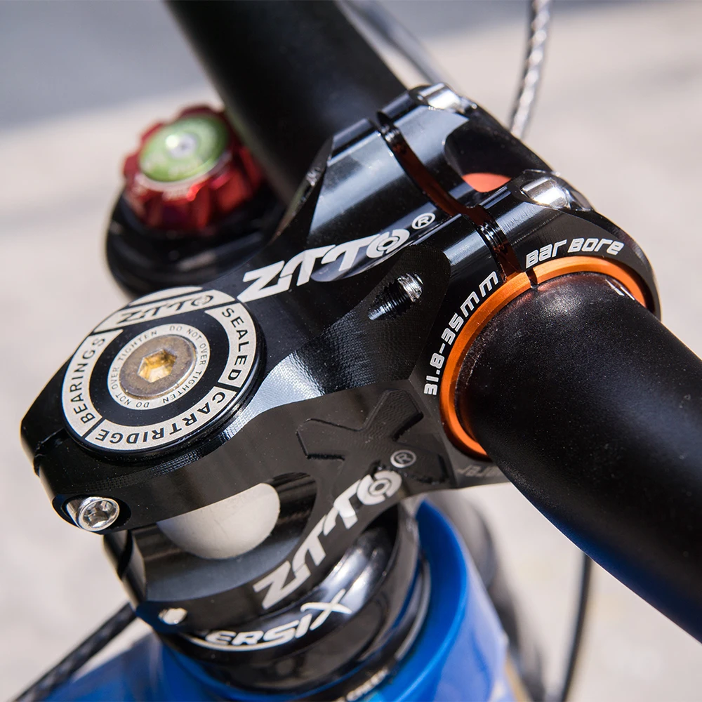 

MTB Bike 0 Degree Stem DH AM Enduro Stem 35/50mm Length Mountain Bicycle Stem 28.6 steerer CNC For 35mm/31.8mm Handlebar