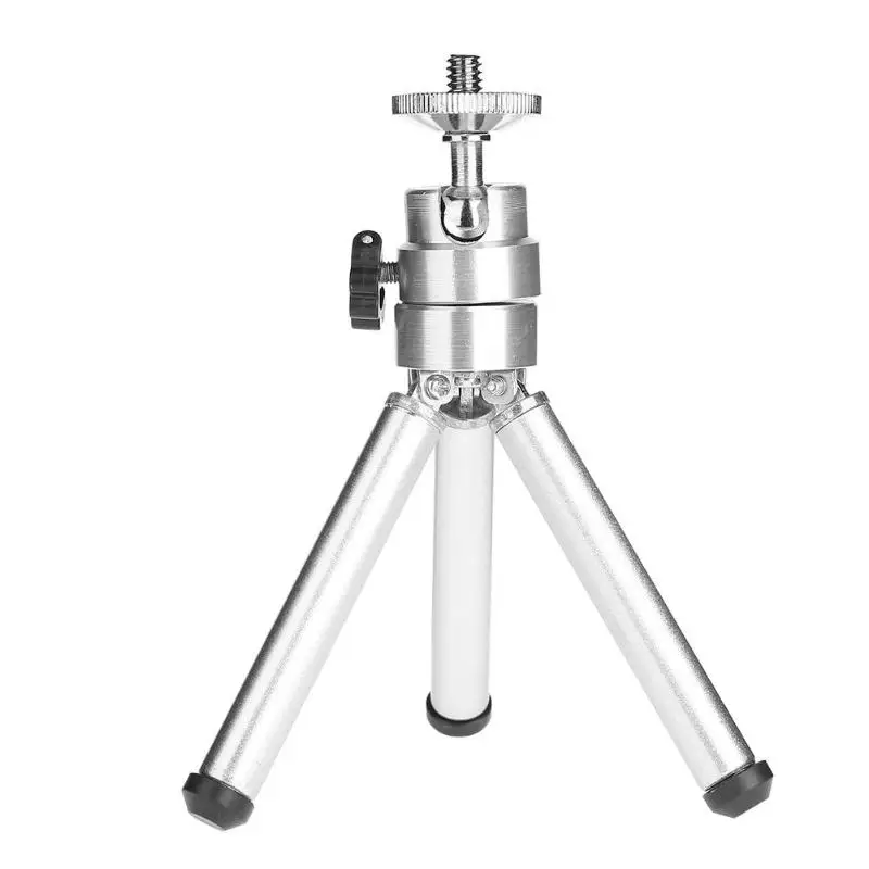 Adjustable Aluminum Alloy Desktop Mini Portable Tripod 3 Section Stand Holder for Projector Camera Phone High Quality | Электроника