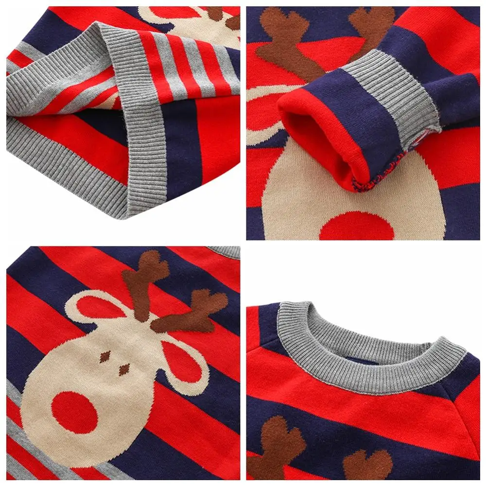 Милые рождественские свитера для маленьких девочек с героями мультфильмов