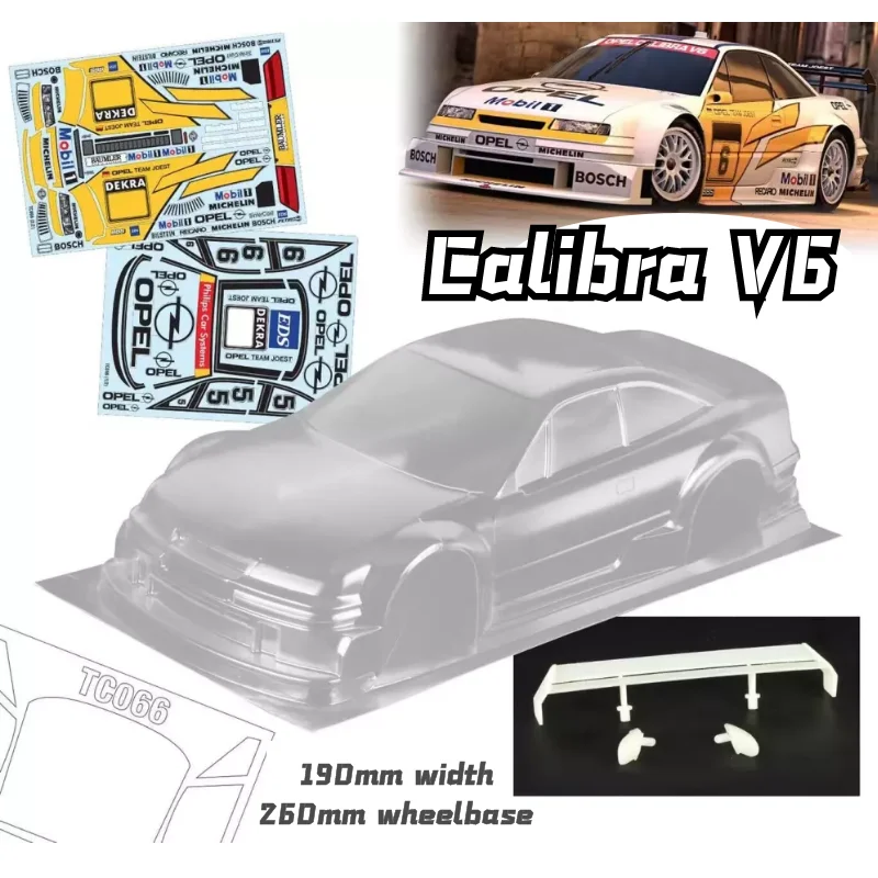

1/10 Calibra V6 RC PC корпус оболочки абажур колесная база 260 мм ширина 190 мм прозрачный корпус оболочки для HSP yokomo TAMIYA