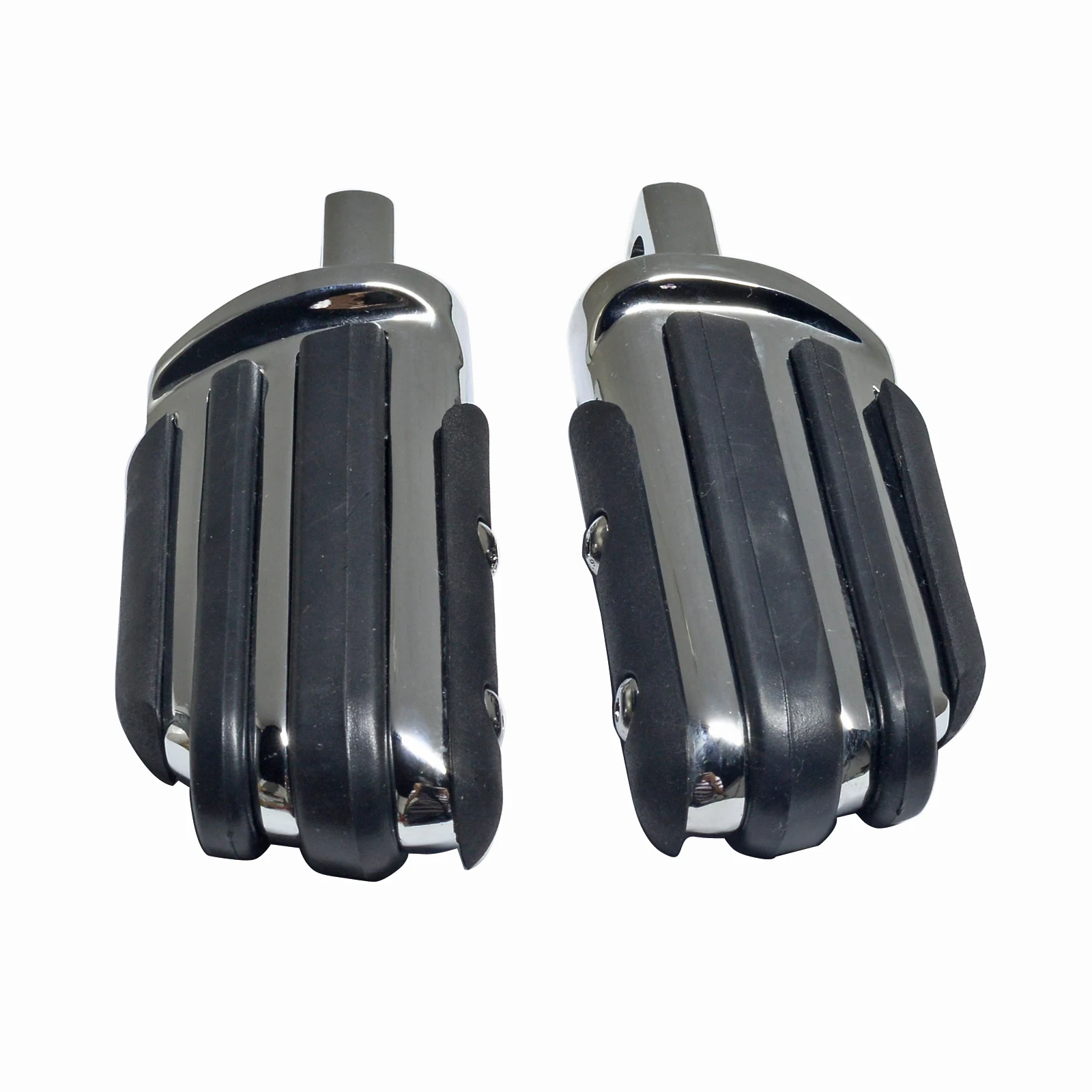 Male Mount Motorcycle Rubber Footrest Footpegs Floorboard For Harley Iron XL 883 1200 Street 750 500 Touring Custom Dyna Softail