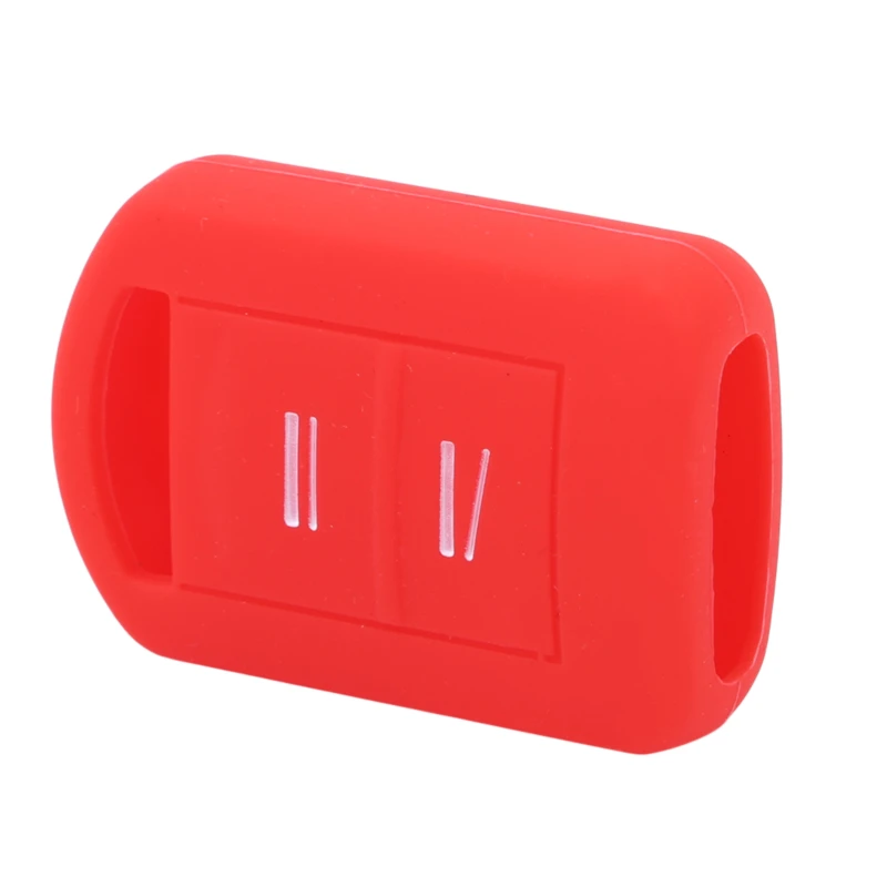 

Silicone Rubber Car Key Fob Case Cover Set Skin For Cars 2 Buttons Key Creative Car Accessories