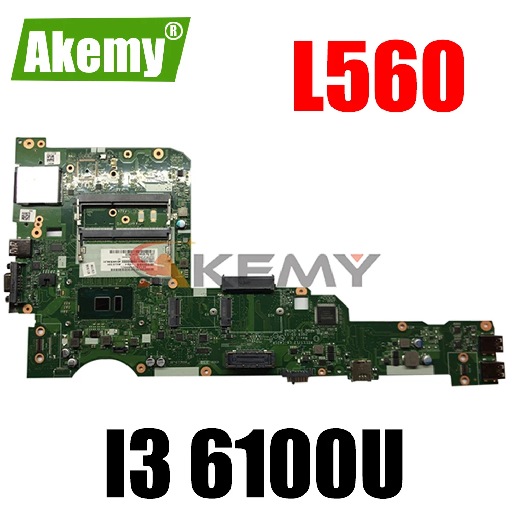 

Akemy For Lenovo ThinkPad L560 Notebook Motherboard AILL1/L2 LA-C421P CPU I3 6100U DDR3 100% Test OK
