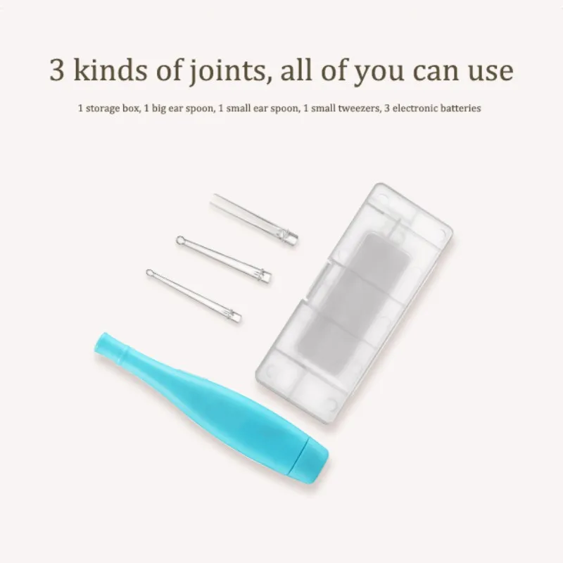 Детский очиститель для ушей инструмент удаления воска светильник ушной