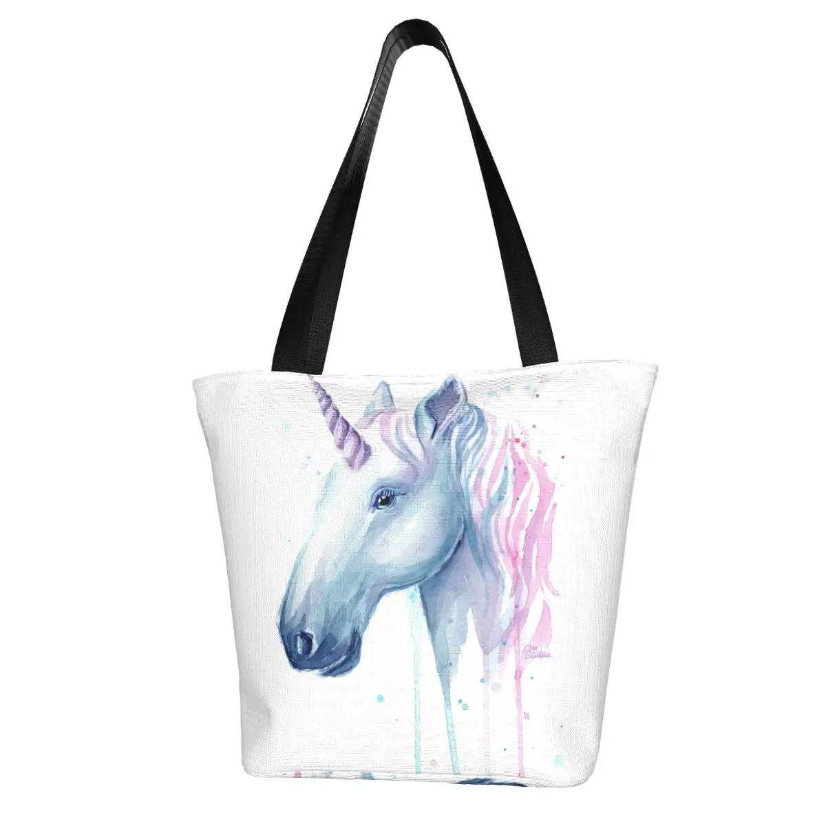 Сумка для покупок лошади, дорожные сумки из полиэстера, женские многоразовые сумки оптом