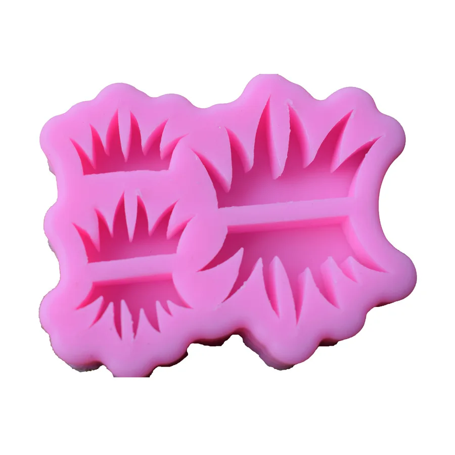 

5 even grass small grass fondant silicone mold diy chocolate dry pais baked cake decorating clay mold fondant mold