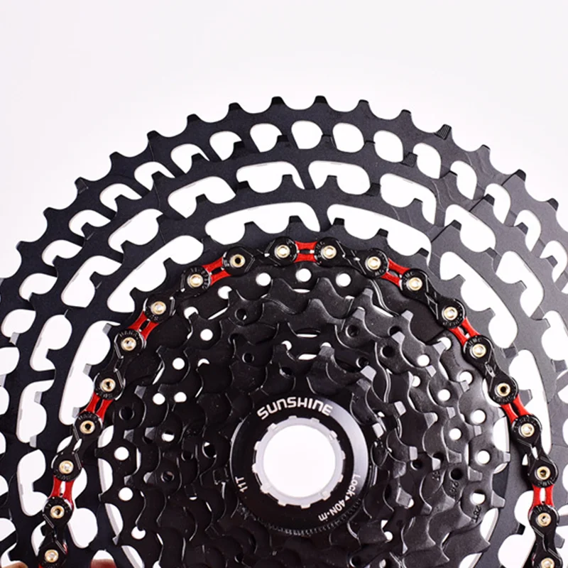 

RYET MTB 11 Speed 11-50T Cassette 365g Ultralight Bicycle Freewheel 11t Bicycle Parts Mountain For Shimano M9000 M8000 M7000
