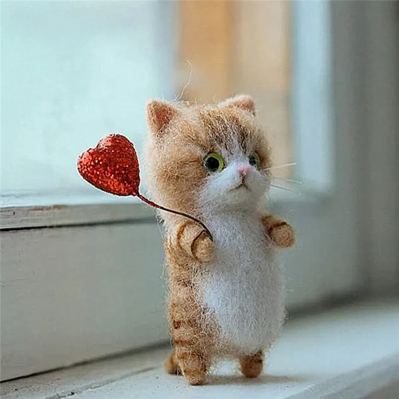 Сделай Сам модный изготовленный на заказ маленький шерстяной войлочный лиса