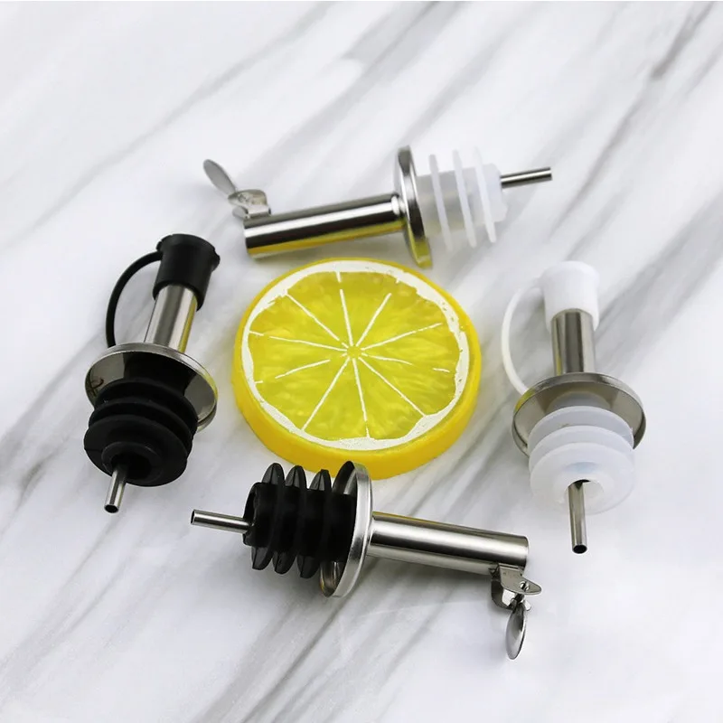 

Stainless Steel Wine Pourers Dust Covers Bottle Pourer Cap Spout Stopper Mouth Dispenser Spout Bottle Barware Bar Accessory Tool