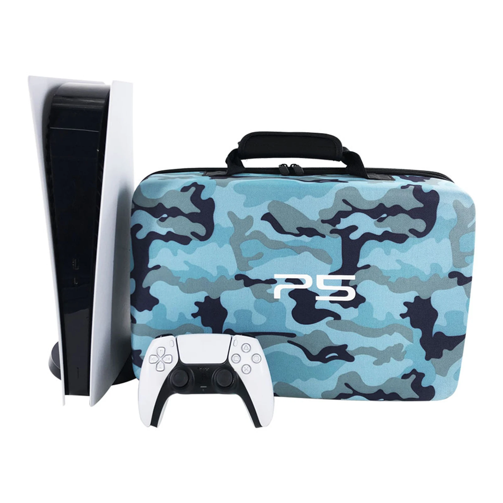 

Portable Travel Storage Handbag for PS5 Console EVA Hard Shell Bag Large Capacity Game Console Handle Accessories Carrying Case