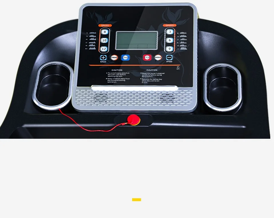 Youmei Бытовая многофункциональная беговая дорожка с Bluetooth, электрическая беговая дорожка для помещений, ультра-Бесшумная складная беговая дорожка, оборудование для упражнений