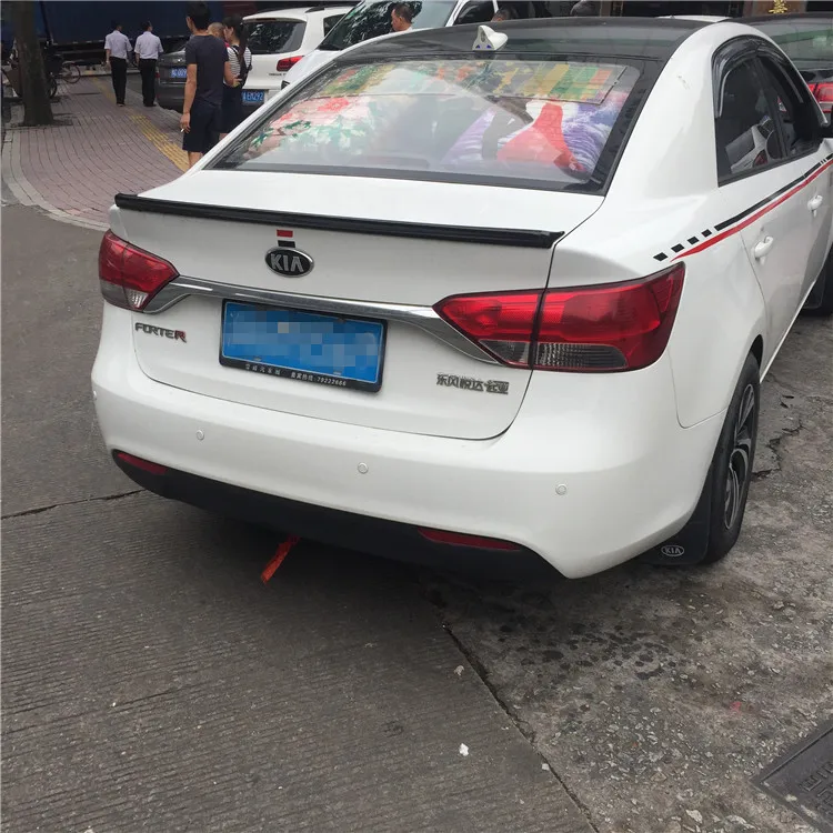 Спойлер для Forte 2011 2013 Kia K3 Cerato спойлер WWK ABS Пластиковый материал заднее крыло