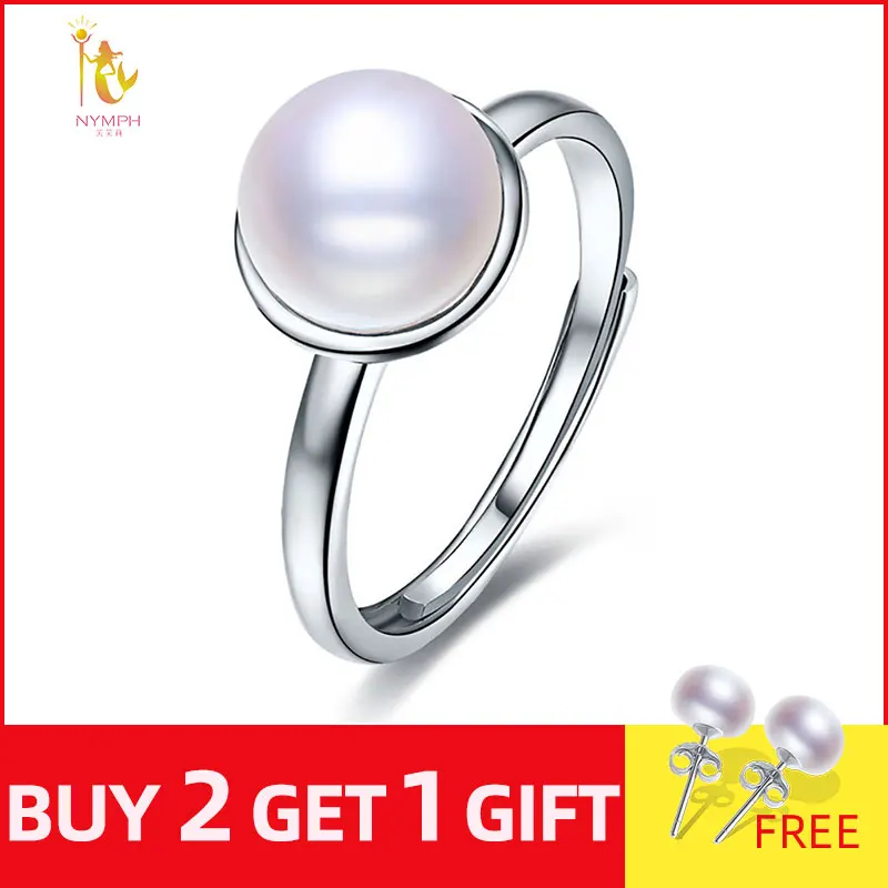 Женское жемчужное кольцо NYMPH из натурального белого жемчуга для вечеринок|ring