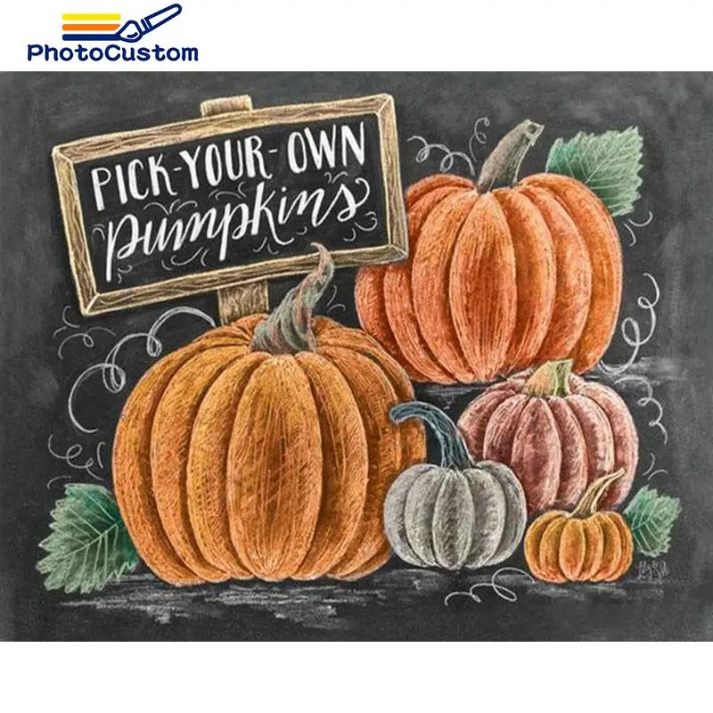 

PhotoCustom Full Square&Round Diamond Painting Landscape Spring 5D Diamond Embroidery Mosaic Cross Stitch Halloween Home Decor G