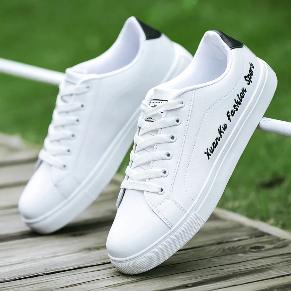 Прогулочная обувь с буквенным принтом женская и мужская на платформе