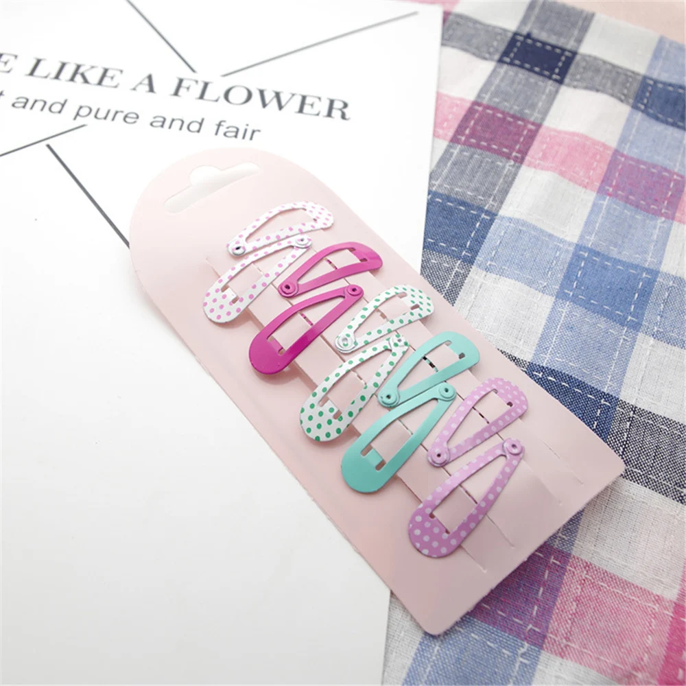 10 шт. новые милые детские заколки для волос ярких цветов девочек маленькие 3 5 см