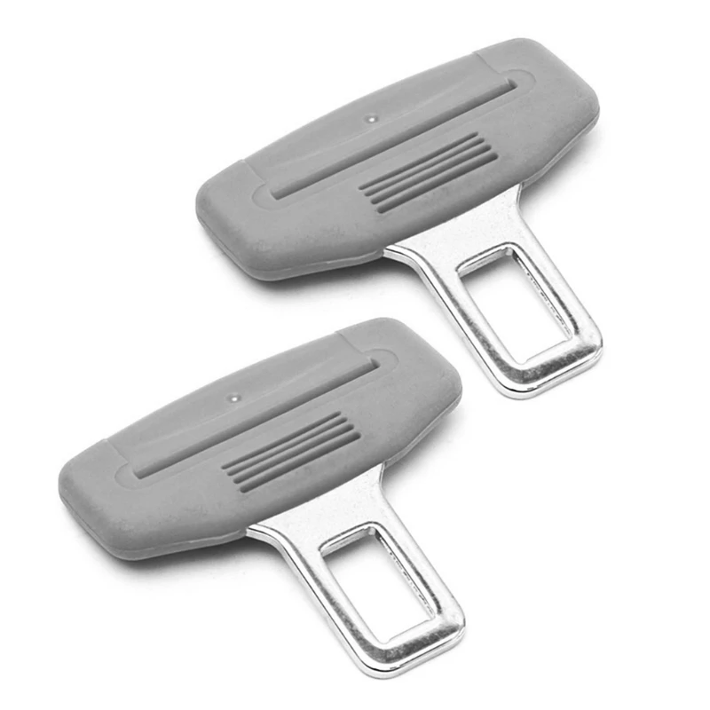 

Car Seat Belt Clip Silencer Metal Tongue Seat Safety Belt Buckle Auto Universal for Most Vehicle D5QE