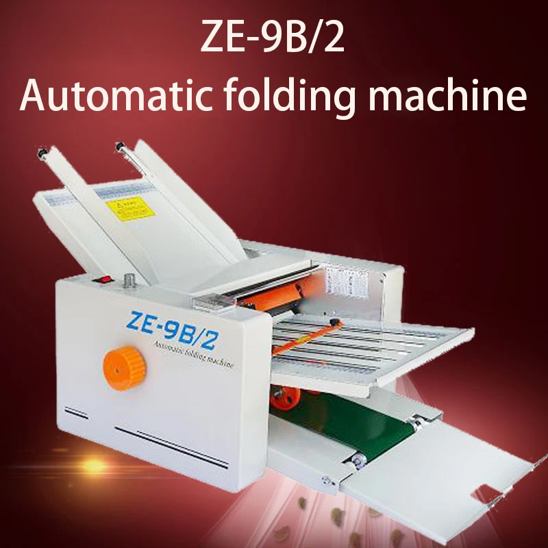 

Фирменная Новинка автоматическая фальцевальная машина для бумажных листов ZE-9B автоматическая высокоскоростная бумажную складально-мерил...