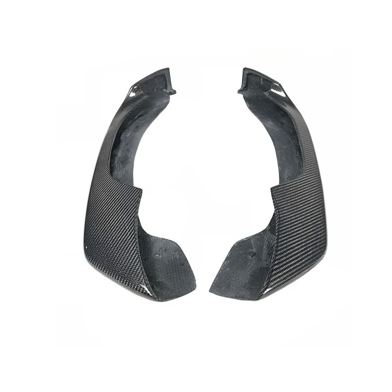 Реальные углеродного волокна автомобилей спереди Canards губ передний бампер