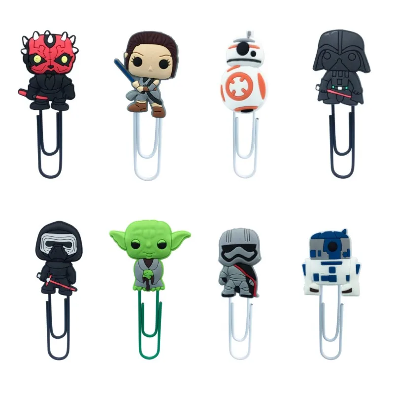 4057C mix25pcs 25 шт. Звездные войны Bookmarks для книг экшн-фигурки бумажные зажимы закладки для книг держатель для студентов, учительниц, подарок на день рождения - Цвет: 4057C mix25pcs